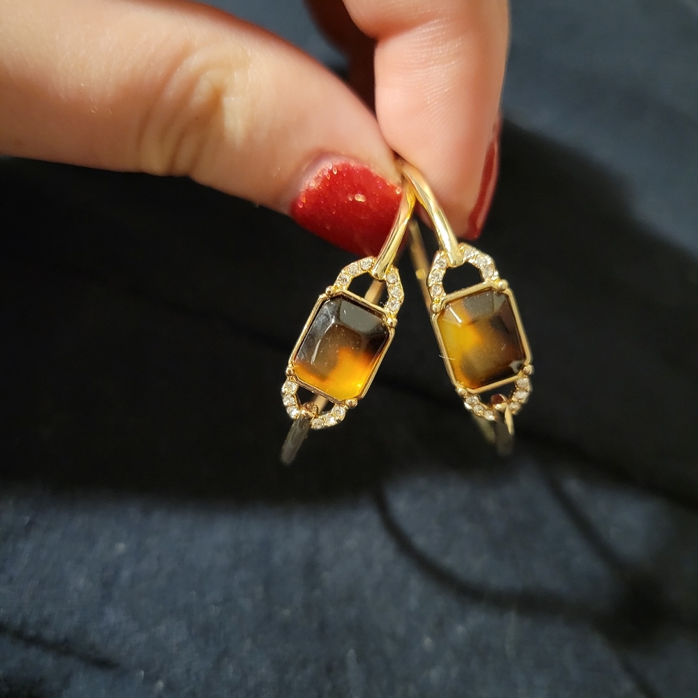 Ralph lauren Gold plated hoops